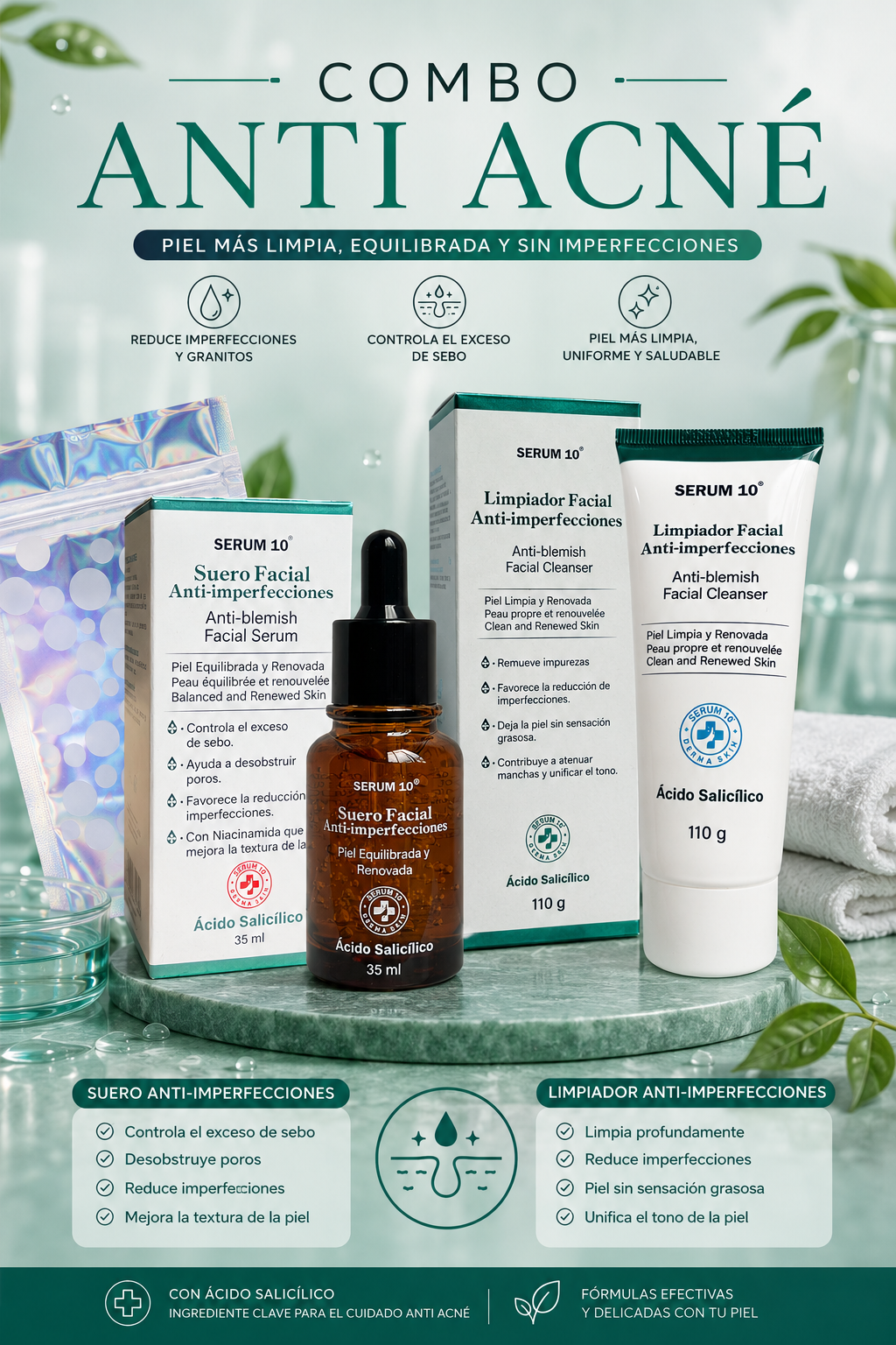Kit Salicílico + OBS | Control de Acné y Grasa