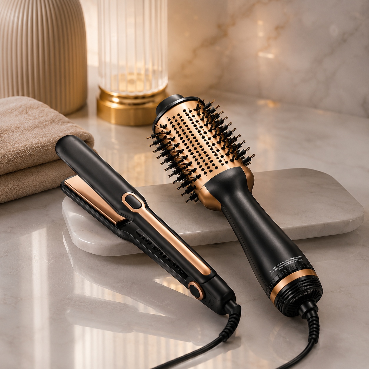 Combo Keratina | Cepillo + Plancha Anti-Frizz - Image 2