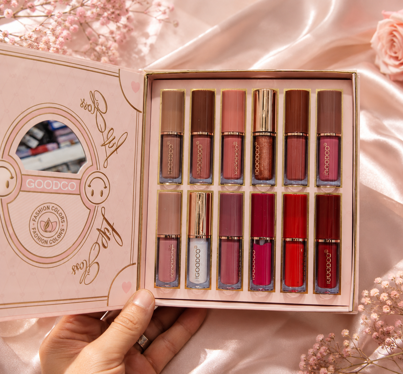 Kit 12 Labiales + Lip Gloss | Color y Brillo Intenso - Image 2