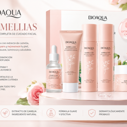 Kit Camellia BIOAQUA x5 | Piel Suave y Radiante
